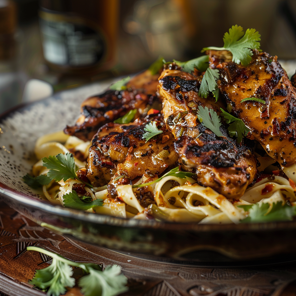 Smoky Arizona Chipotle Chicken with Butter Noodles